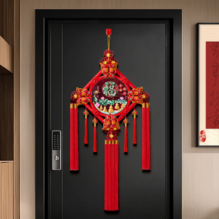 中国结挂件客厅高档2026新年传统桃木福字镇宅挂饰马年入户门装饰