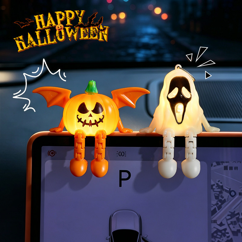 万圣节摆件桌面装饰南瓜灯玩具小礼物礼品halloween场景布置道具