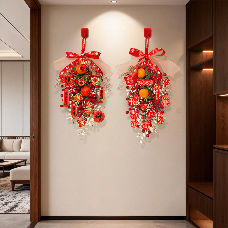 新年装饰品中国结挂件客厅高档2026新款入户门挂过年挂串氛围布置,特色手工艺,中国结,淘宝优惠券,粉丝福利购,淘宝优惠卷