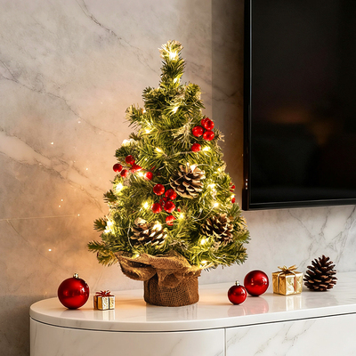 圣诞树桌面摆件客厅氛围布置新款