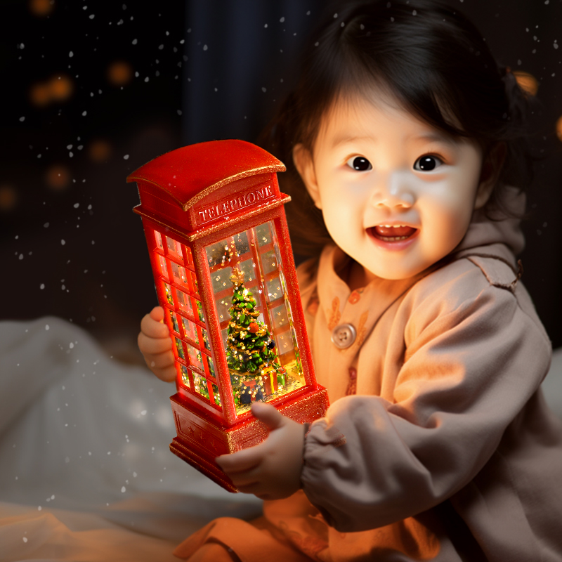 圣诞飘雪小夜灯儿童喜爱的礼物