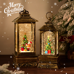 圣诞节礼物水晶球摆件树儿童小夜灯装饰品2025新款女生耶诞小礼品