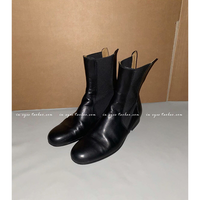 In Eyes | 进口小牛皮 小众设计师款切尔西短靴 瘦瘦靴女