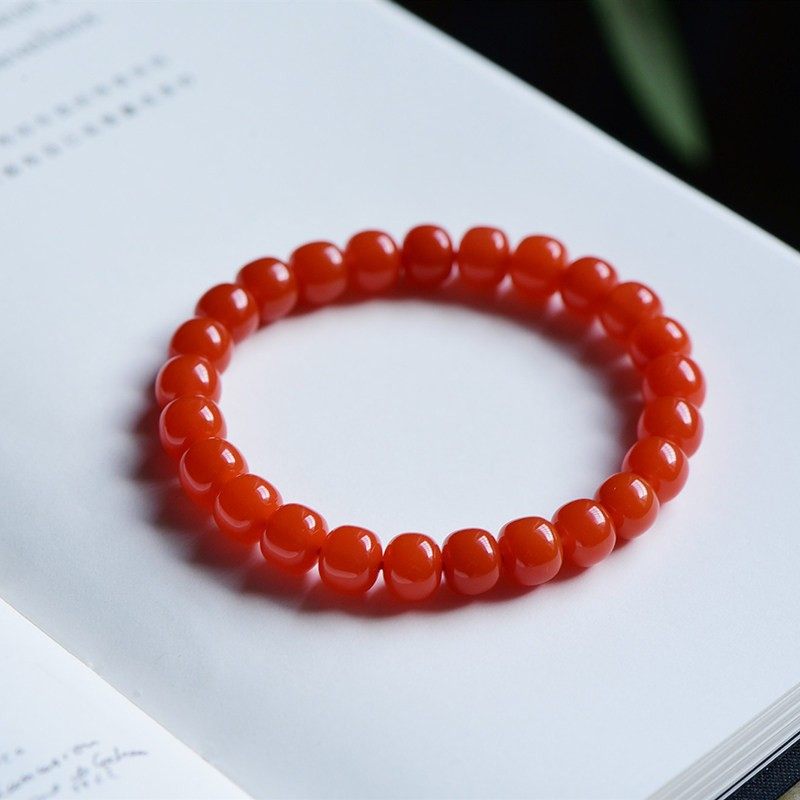 缘鼎玉器 凉山南红老型珠佛珠手链联合料樱桃红原矿无裂手串项链,饰品/流行首饰/时尚饰品新,手饰/手串,淘宝优惠券,粉丝福利购,淘宝优惠卷