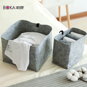 毛毡布脏衣篮收纳筐