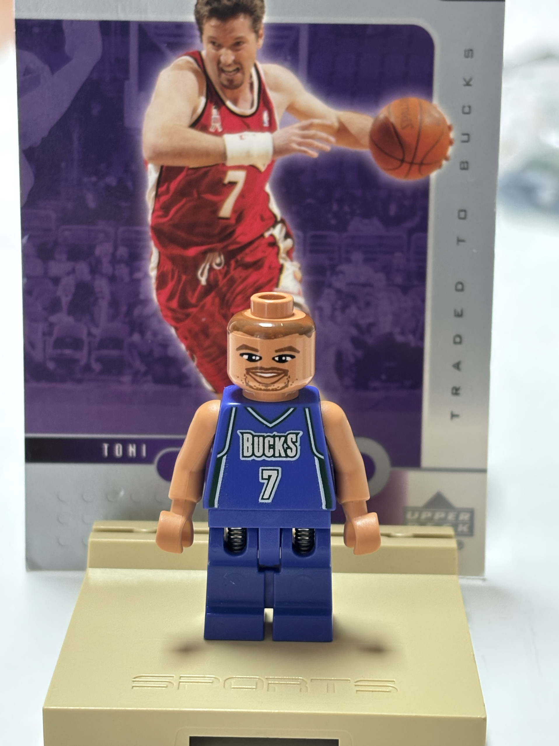LEGO nba003 托尼 库科奇 密尔沃基雄鹿队 乐高 NBA 篮球 人仔