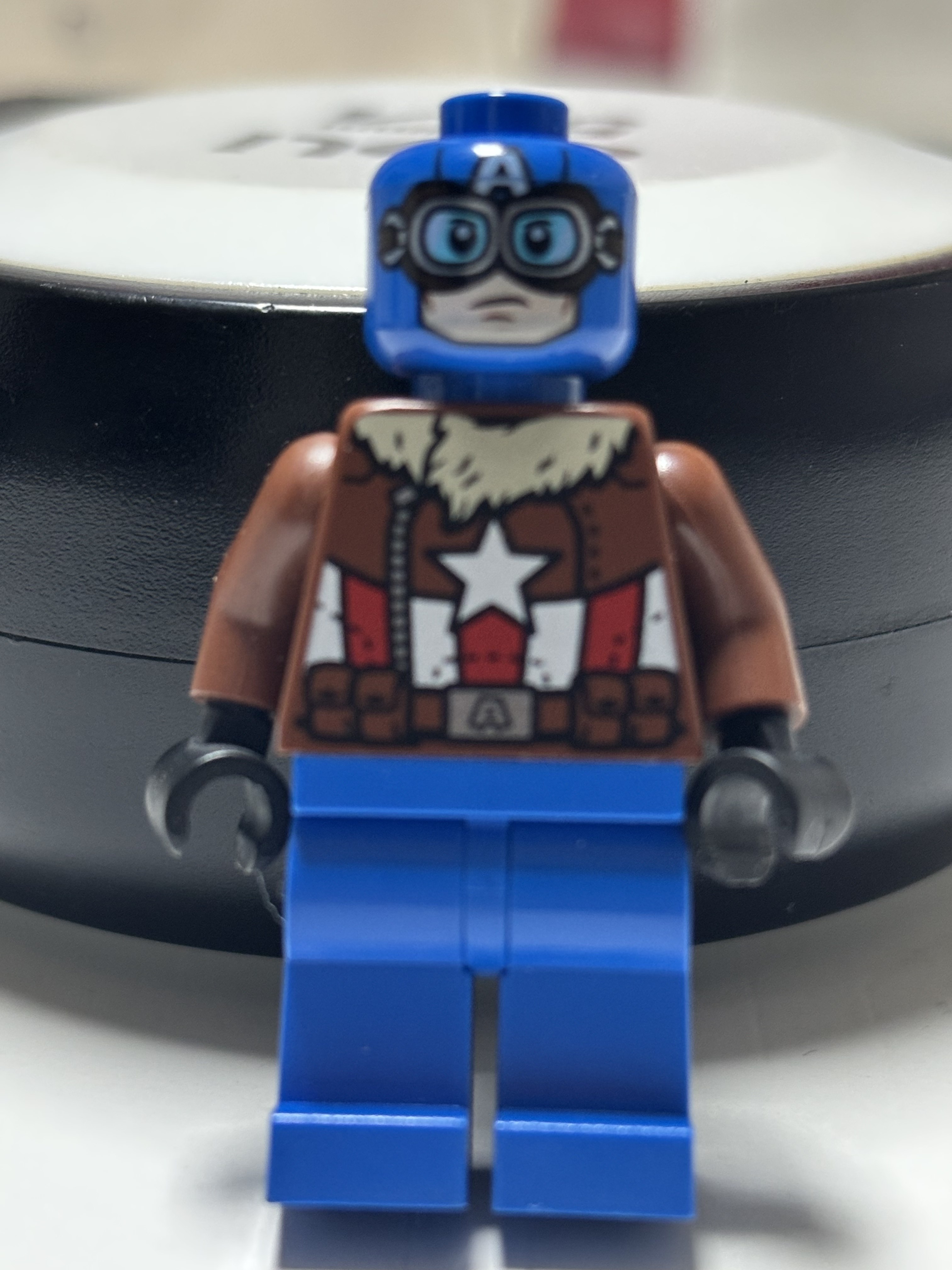 LEGO 乐高76076 超级英雄 SH374 美国队长 飞行员版人仔 含盾牌