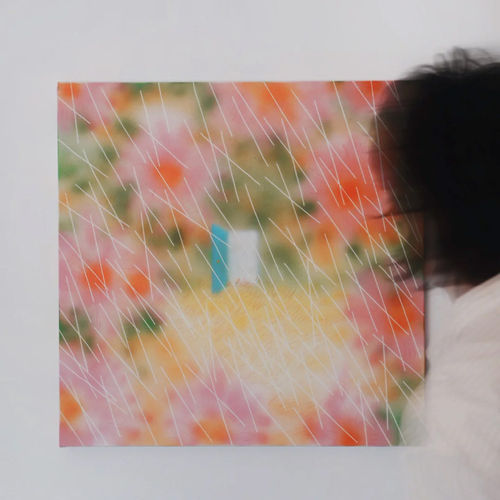 多巴胺花海客厅装饰画小众艺术玄关挂画系卧室床头氛围感壁画