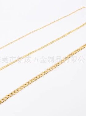 仿金色铁链子DIY饰品配件