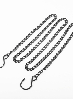 包邮泳黑色日光灯吊链包包悬挂链门牌链铁链子科室挂钩铁链条1米