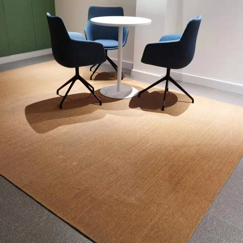 天然剑麻地毯环保亚麻茶室垫子家用客厅沙发长方形地垫入户玄关毯