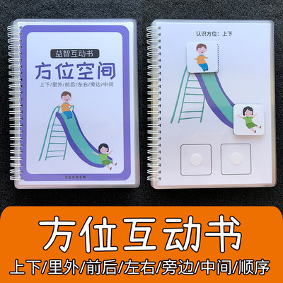 方位空间认知安静书幼儿教具