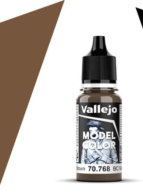 vallejo西班牙AV70768/143英迷彩深棕BC.DarkBrown水性模型手涂漆