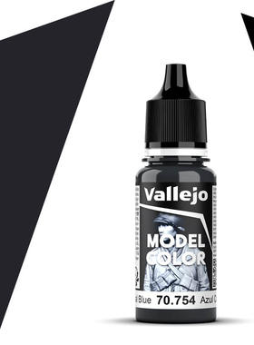 vallejo西班牙AV70754/073大陆蓝ContinentalBlue水性模型手涂漆