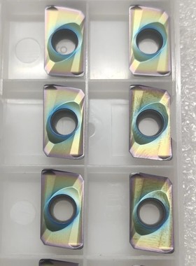 新锐克高硬铣刀片,加工50-70度热处理淬火硬钢H13、DC53、SKD11