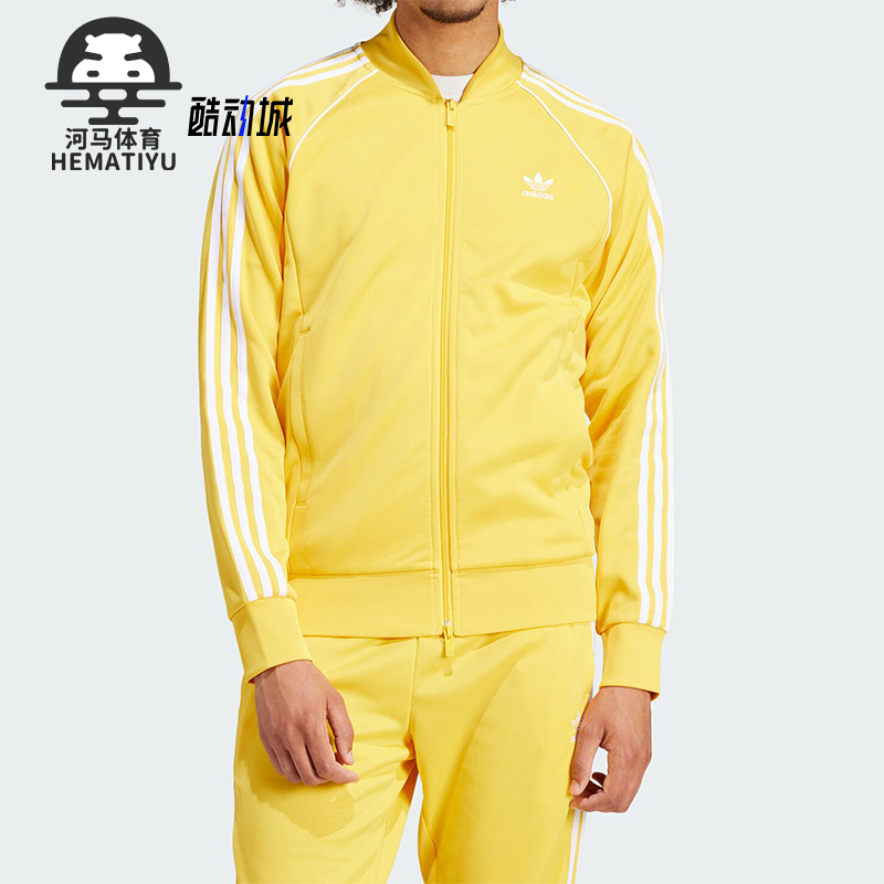 阿迪达斯男士复古夹克外套