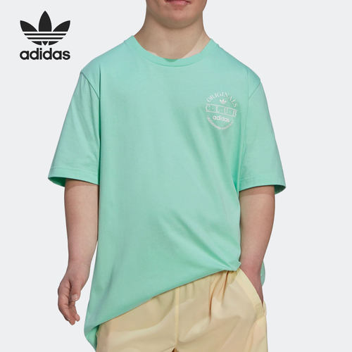 阿迪达斯三叶草夏男子运动短袖