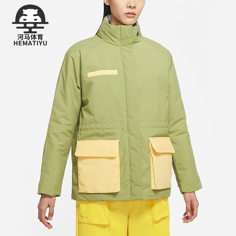 Nike/耐克正品冬季新款女子运动保暖防风夹克棉服 DQ6851-334