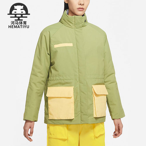 Nike/耐克正品冬季新款女子运动保暖防风夹克棉服 DQ6851-334