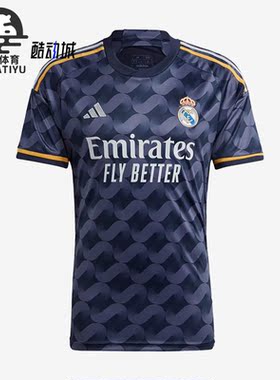 Adidas/阿迪达斯正品REAL A JSY 皇马足球男子运动短袖IJ5901