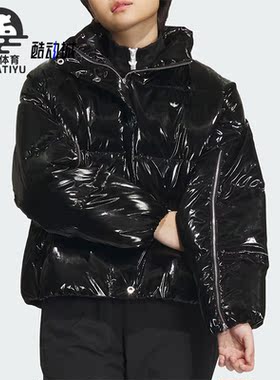 Adidas/阿迪达斯正品三叶草女士鸭绒保暖立领羽绒服IU4797