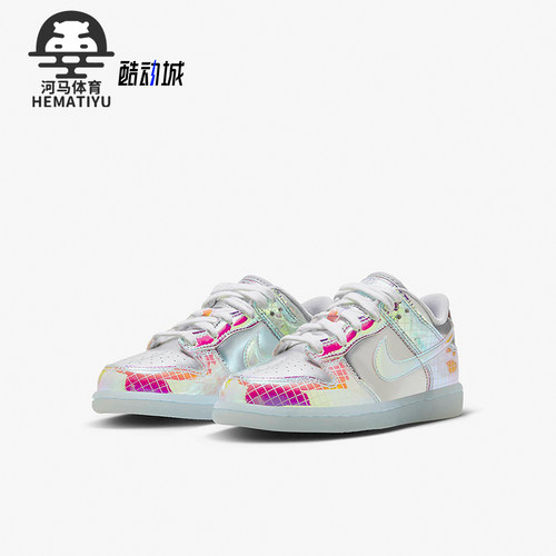 Nike/耐克正品Dunk Low SE GS女子儿童低帮休闲鞋FV3618-001