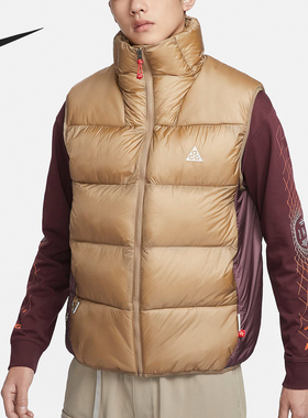 Nike/耐克正品运动新款男女同款休闲保暖立领棉马甲FZ6192-282