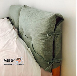 尚班族小红书推荐定制定做四季好用软包床头床上大靠背靠垫尚母婴