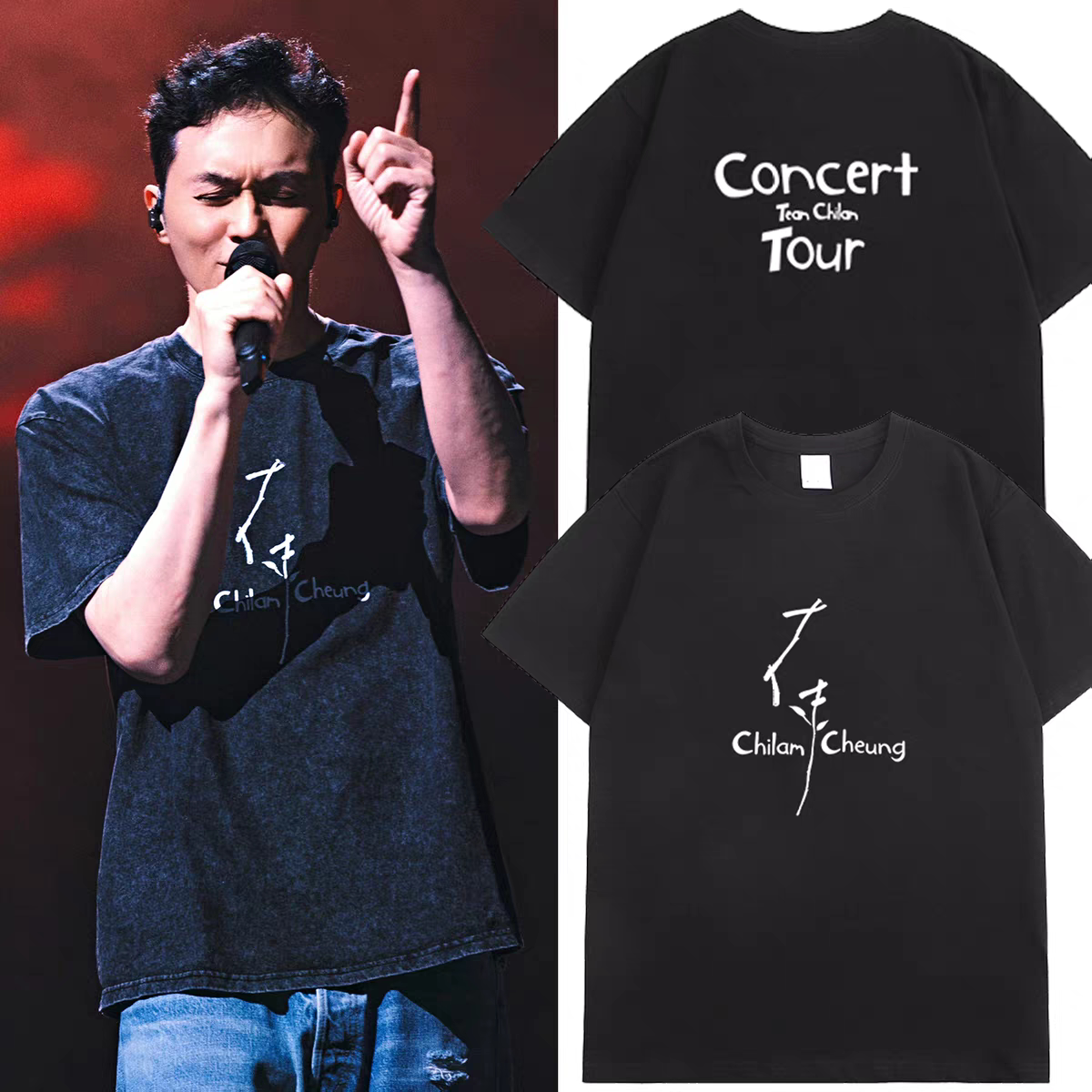 张智霖「在」巡演同款衣服T恤周边大仙粉丝歌迷团纪念应援服上衣图片