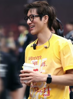 王力宏演唱会同款衣服黄色短袖T恤纯棉男女应援上衣2026夏季体恤