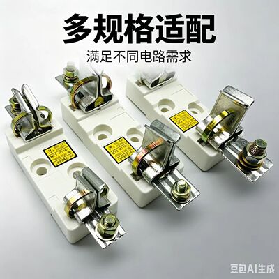 熔断底座保险丝熔断体底座