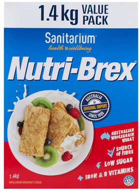澳洲Nutri-Brex欣善怡新康利低脂即食早餐麦片1.4kg欢乐颂
