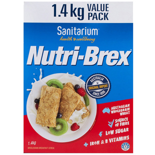 澳洲Nutri Brex欣善怡新康利低脂即食早餐麦片1.4kg欢乐颂