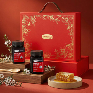 新西兰comvita康维他manuka天然麦卢卡蜂蜜10+ 500g*2瓶春节礼盒