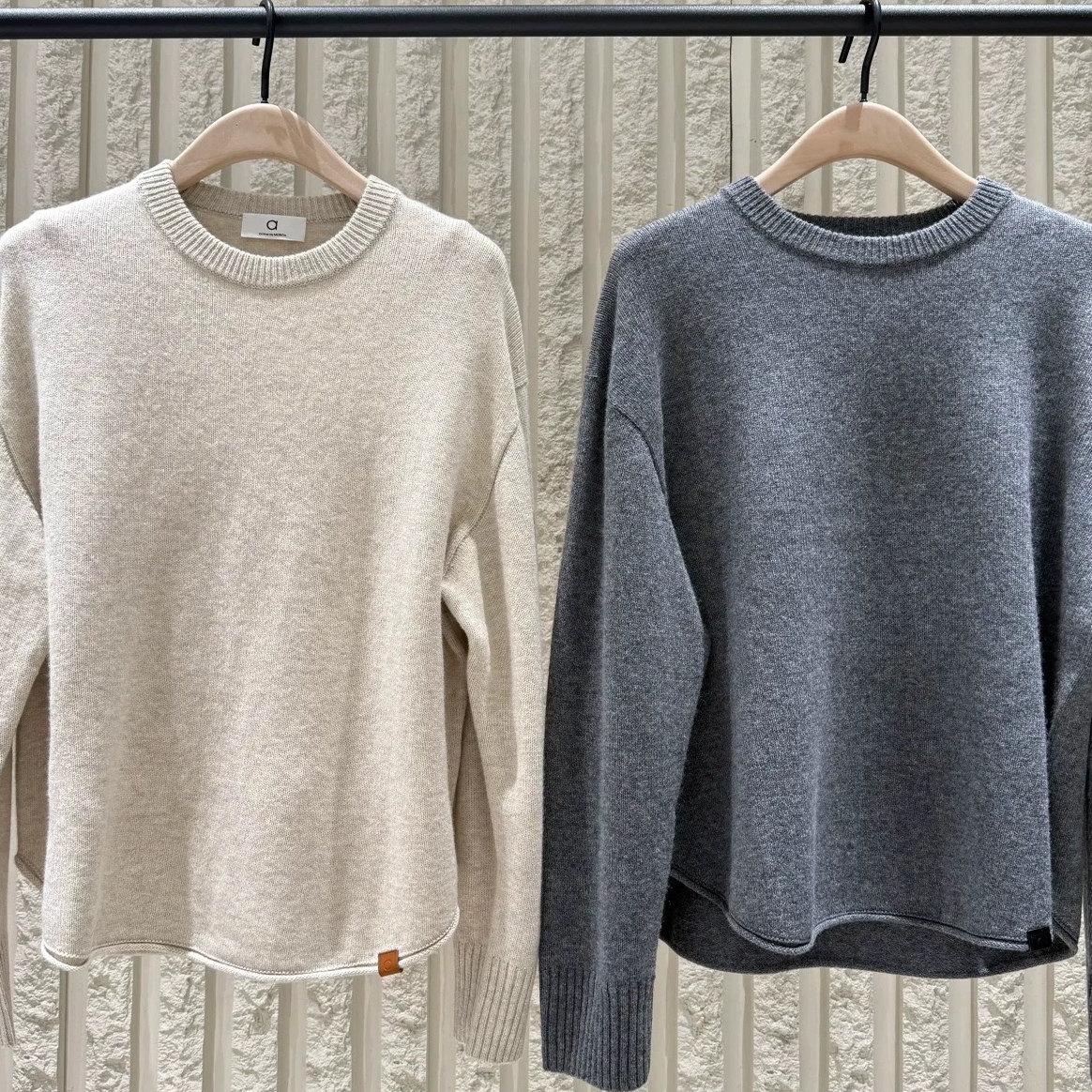 【acti系列】正品毛衣2025冬新品绵羊毛山羊绒宽松MBE4SWT074