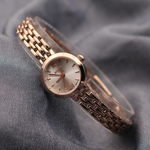 学生石英表潮 表百搭韩版 聚利时时尚 小巧手链表女通勤气质圆形时装