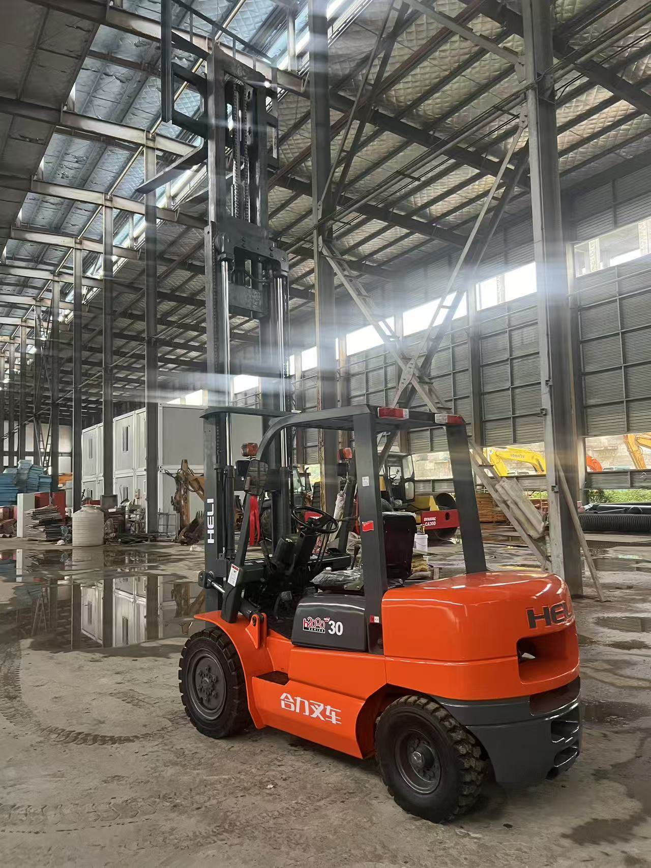 热卖二手叉车三节门架柴油合力叉车3.5吨2.5吨叉车3吨490配置环保
