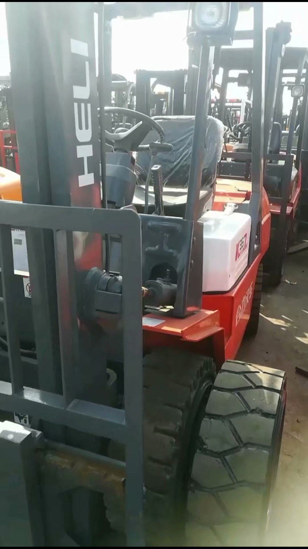 热销二手叉车3.5吨柴油叉车3.5吨双排轮合力叉车3吨490新柴动力