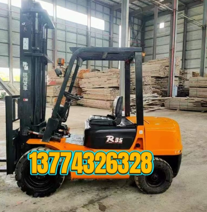 特卖二手叉车3.5吨中型柴油叉车杭州合力新款九成自动挡低油耗车