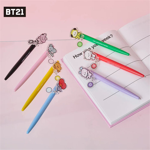 BT21minini幸运扭蛋中性笔