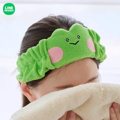 LINE蛙里奥陪伴系列洗脸束发带