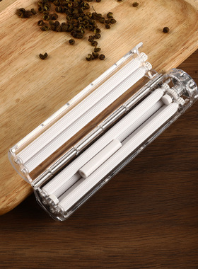 卷粗支8MM长75/79/110塑料手动旋转卷烟器DIY烟丝手卷烟工具