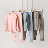 330g儿童竹纤维保暖内衣套装 170中大童冬款 A类男女童长袖 秋衣秋裤