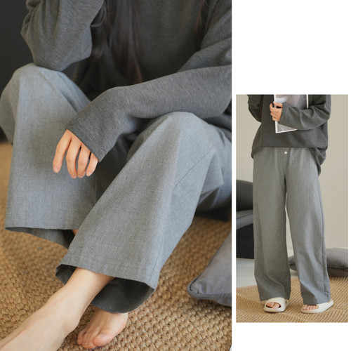 女士纯棉家居裤起居睡裤