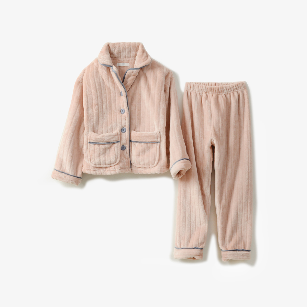 法兰绒保暖家居服套装