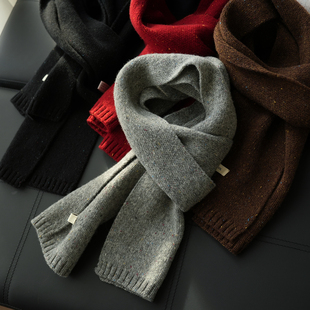 18支全羊毛 点子纱针织围巾 女士秋冬百搭围脖 保暖减龄 搭配小件