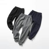 春秋 中大童180 儿童纯色运动卫裤 初高中生男女童收口长裤