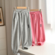170大童儿童收口卫裤 童装 男童女童校园跑步裤 春秋款 休闲长裤 软