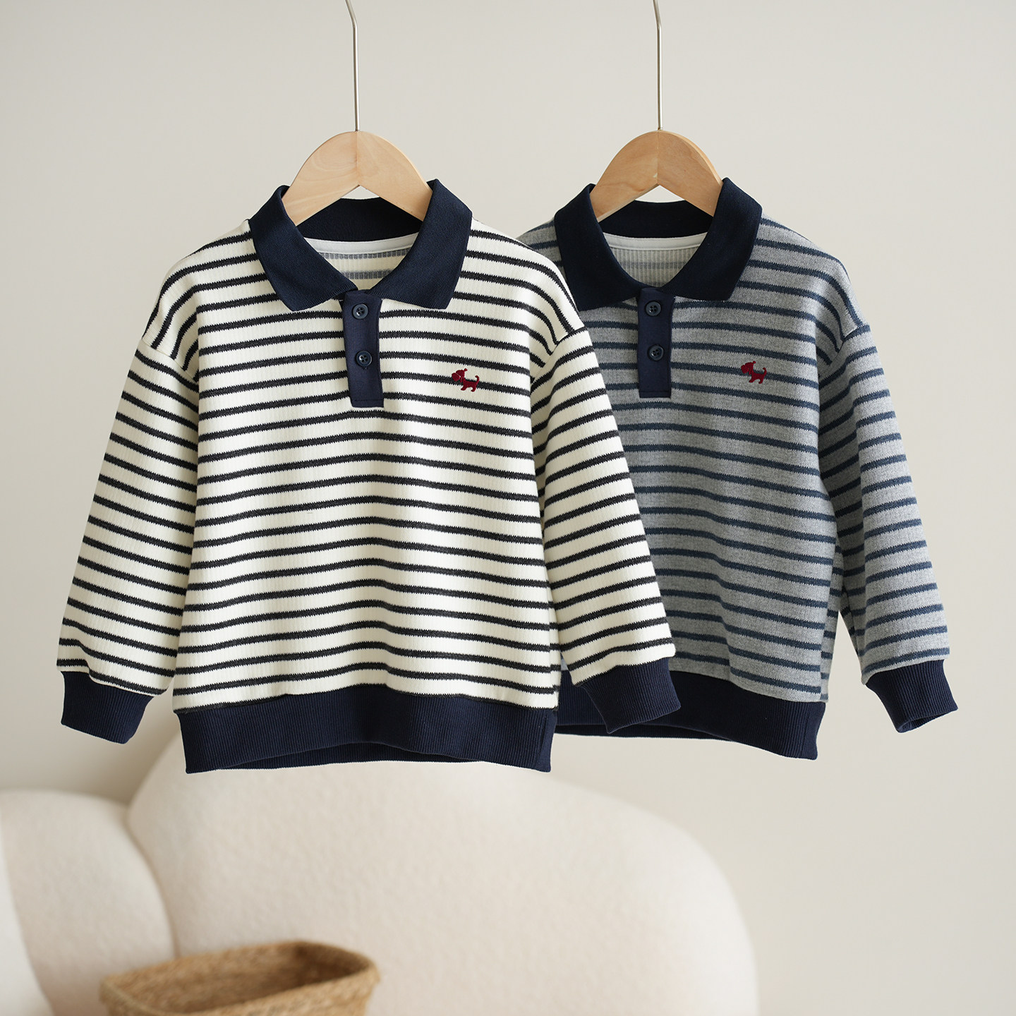 儿童条纹卫衣 男女童半开襟POLO衫 170大童卡通上衣 春秋款 童装,童装/婴儿装/亲子装,T恤,淘宝优惠券,粉丝福利购,淘宝优惠卷