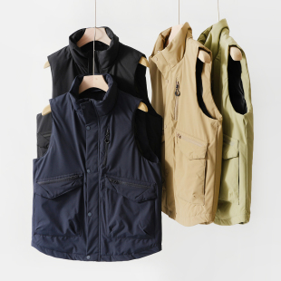 防风防水无袖 85白鸭绒 保暖立领羽绒马甲 男士 外套k 轻便蓬松